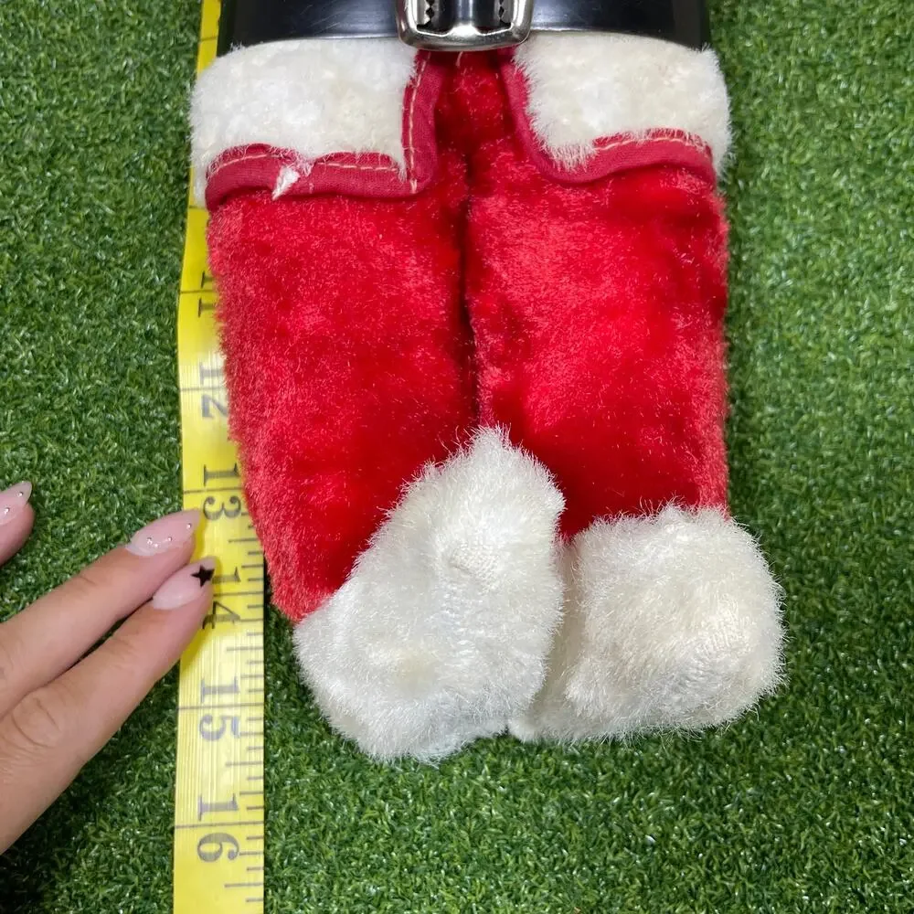 Vintage Mid Century Plush Santa Claus Doll Christmas Holiday Decor 15